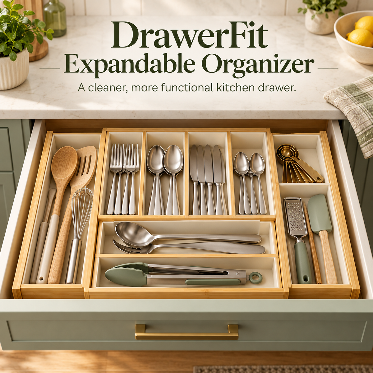 DrawerFit Expandable Organizer